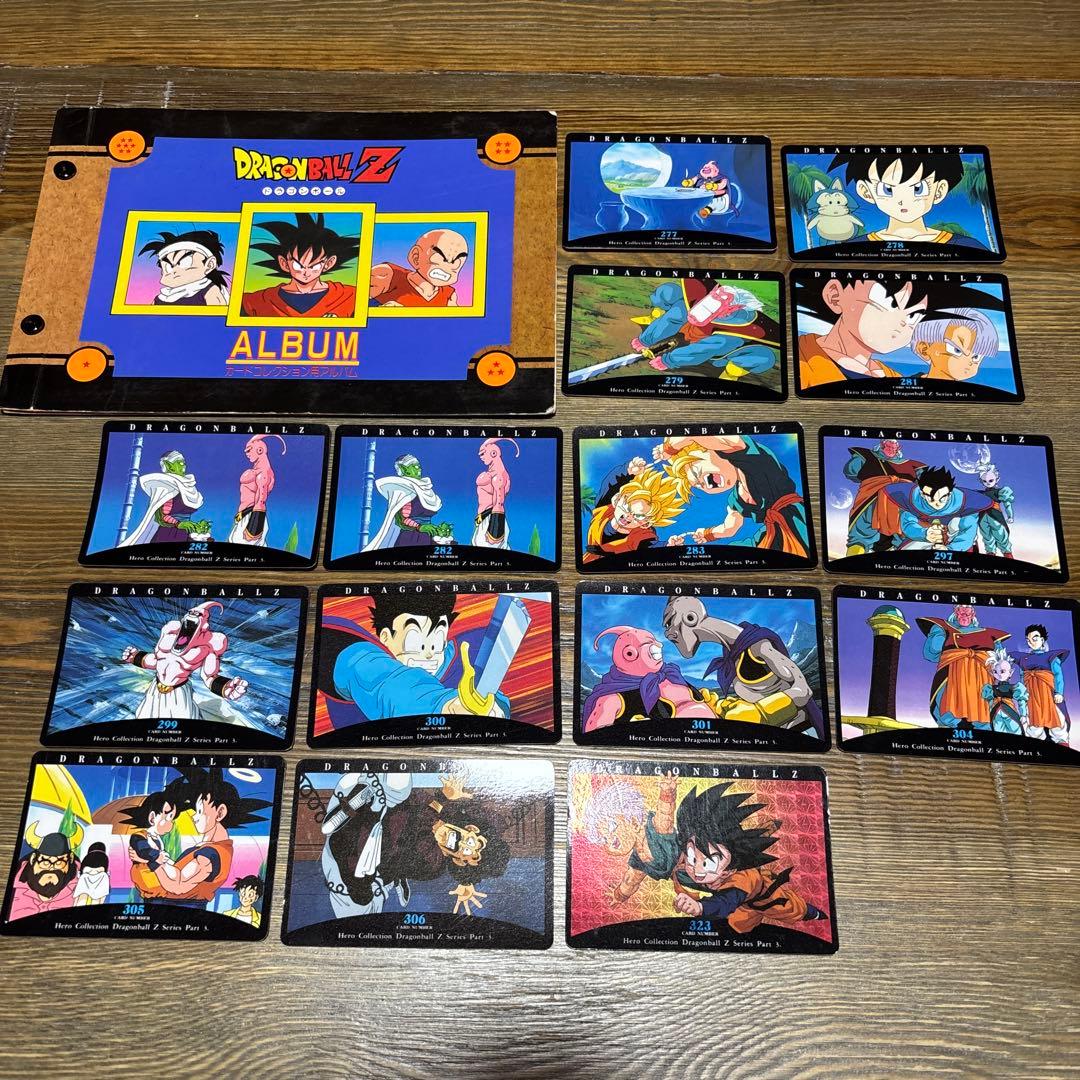 レアキラカード VintageドラゴンボールZ ヒーローコレクションアルバム付