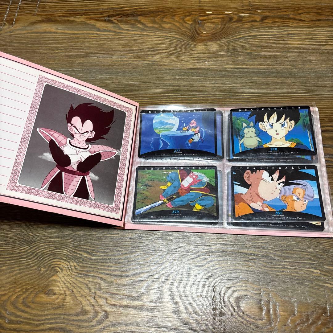 レアキラカード VintageドラゴンボールZ ヒーローコレクションアルバム付