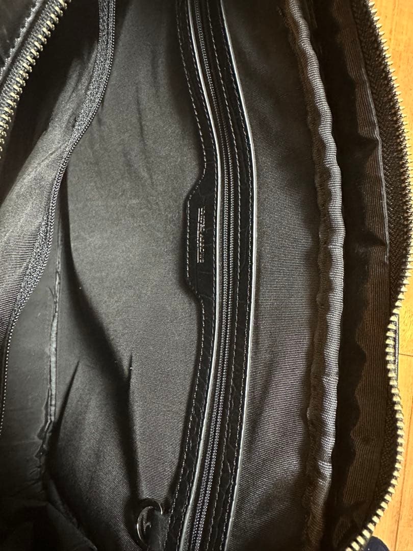 UNITED ARROWS クロコ型押し レザーブリーフケース ビジネスバッグ