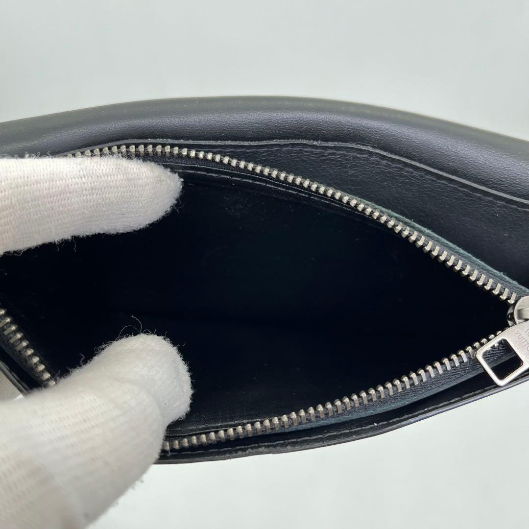 ルイヴィトン 長財布 フラップ ダミエ アンフィニ ブラザ 黒 N63010