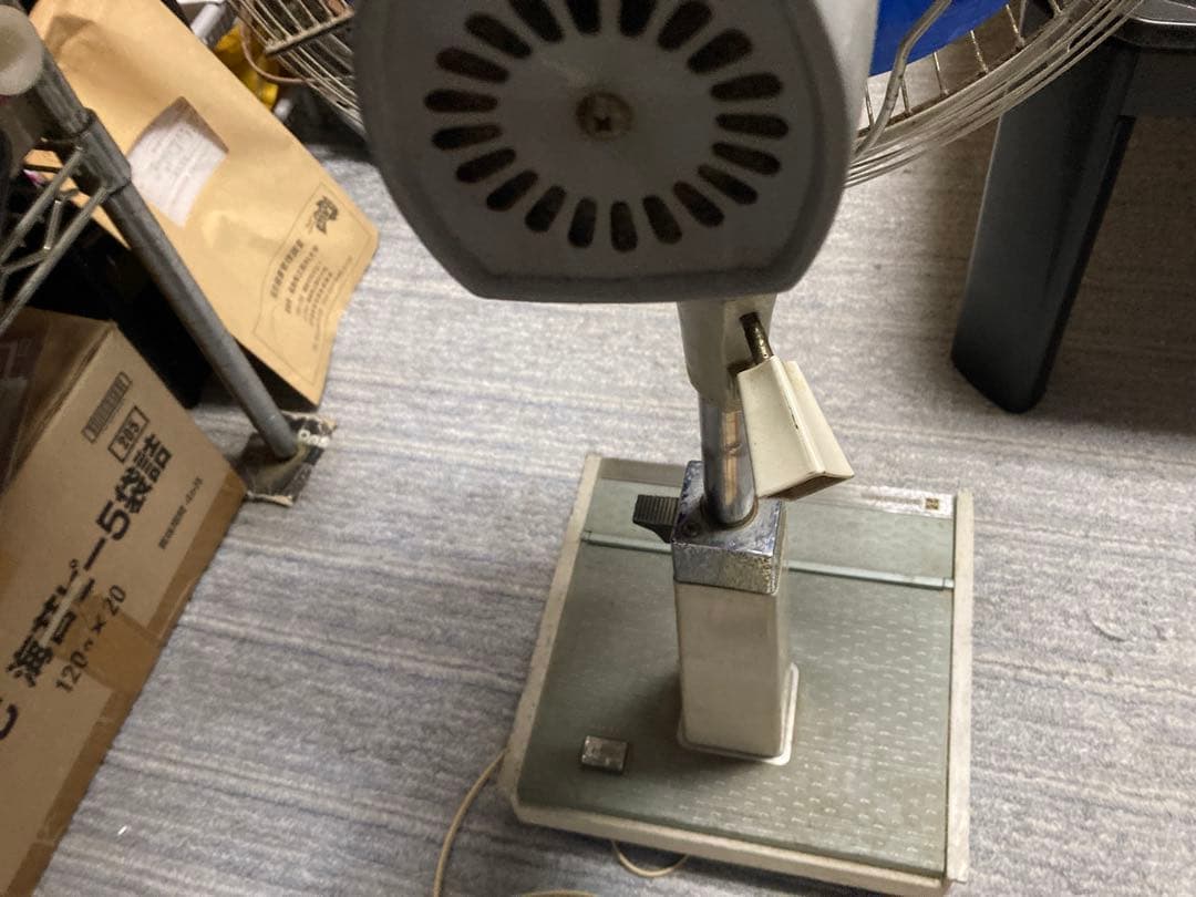 レトロ王冠ロゴ付きナショナルF-30MM動くけどジャンク品