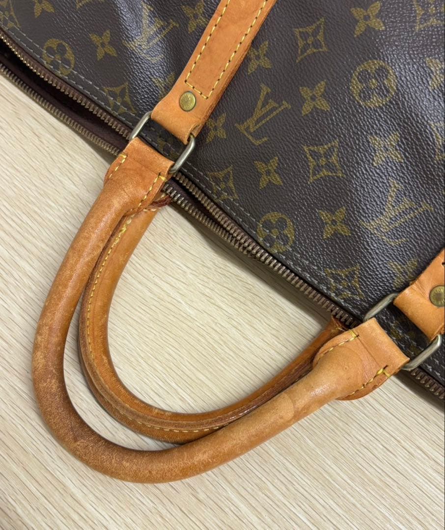 オールド ルイヴィトン キーポル60 ボストンバッグ ファスナー ECLAIR