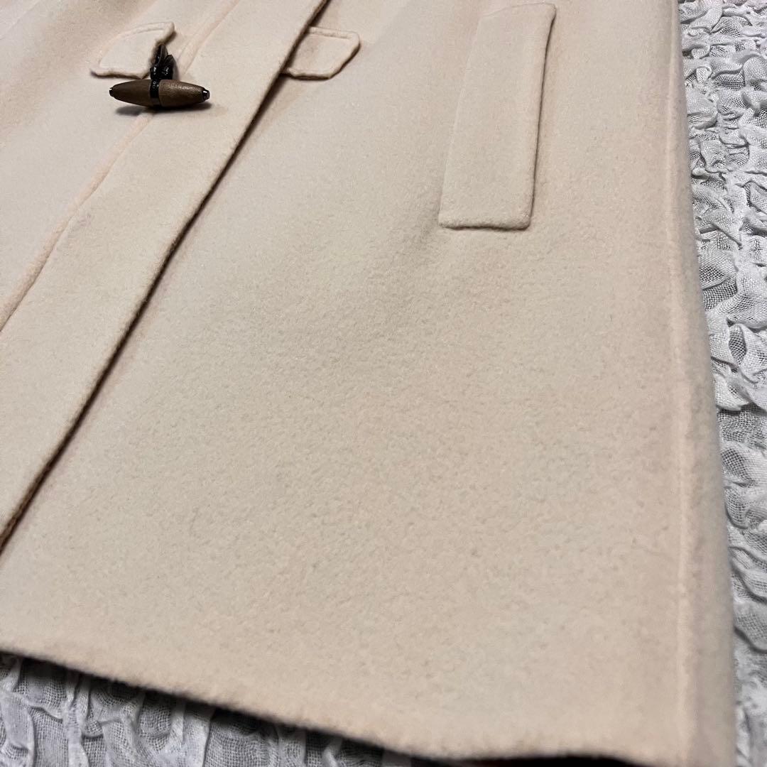 カシミヤ 混【アドーア ADORE】ダッフル コート バイカラー フード