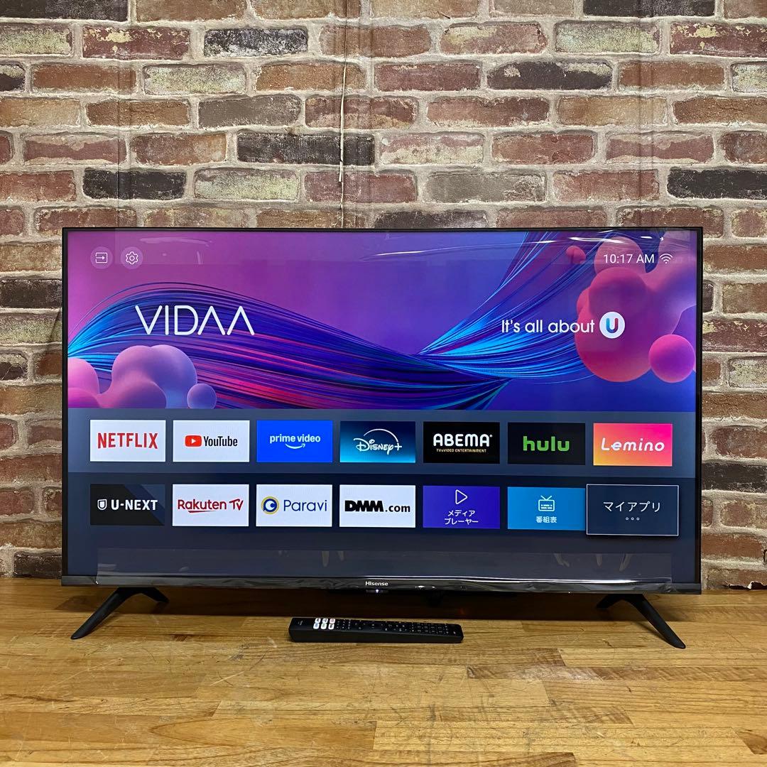 ハイセンス 40V型 液晶テレビ 40A40H 動画配信アプリ搭載 22年製
