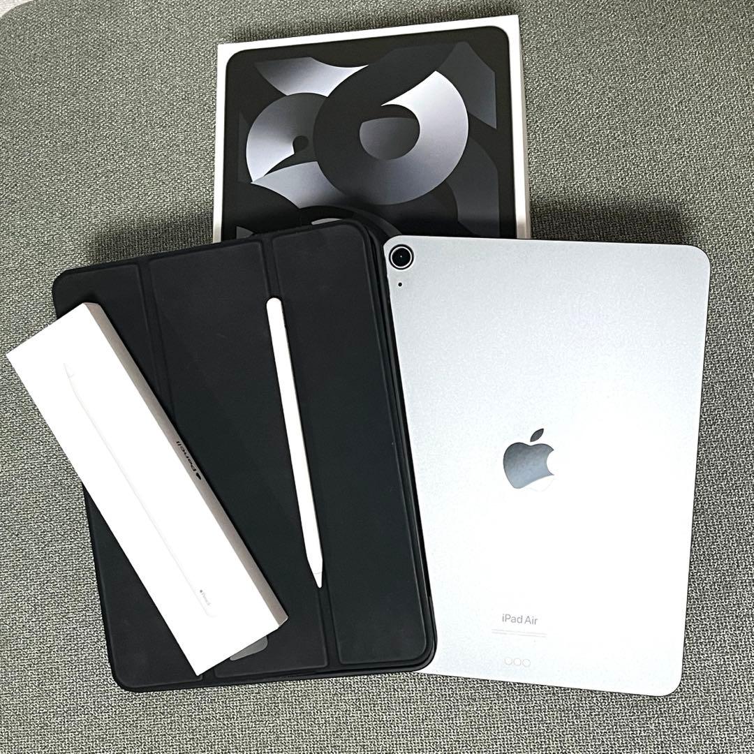 美品 iPad Air 第5世代 64GB Apple Pencil カバー