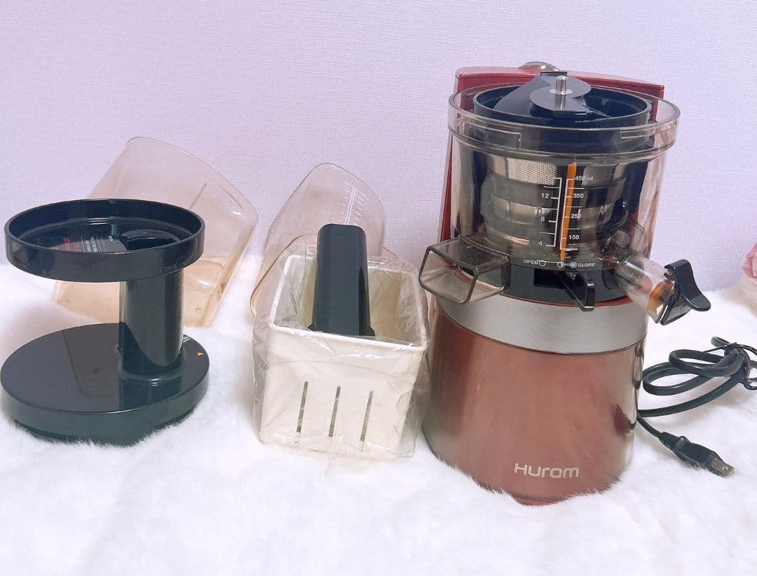 未使用Hurom HK ジューサー 本体と付属品　hk