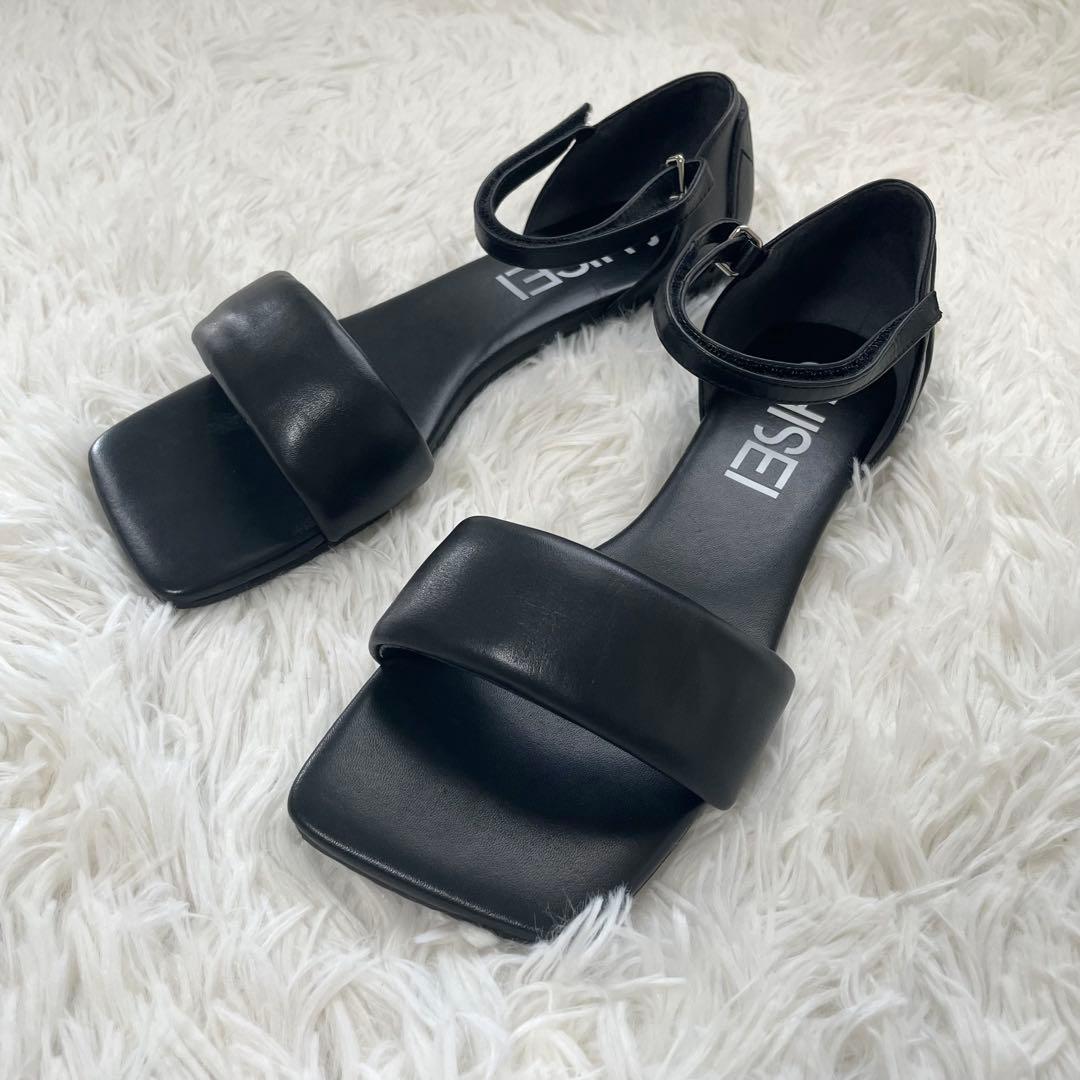 【美品】SHISEI サンダル 24cm ブラック