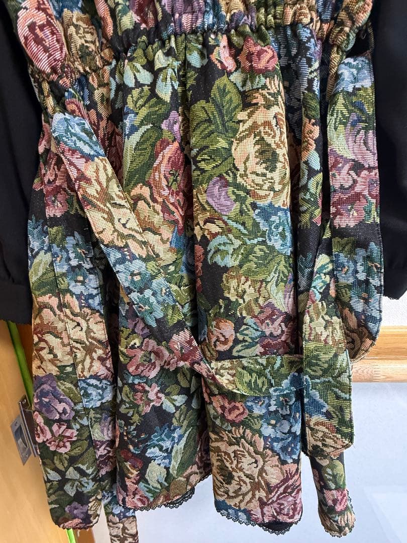 新品　レア　くる実 ノエルドメモワール ワンピース しまむら　4L ゴブラン