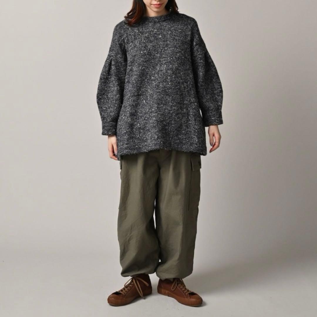 新品未使用　45r カシミヤリネンチュニック