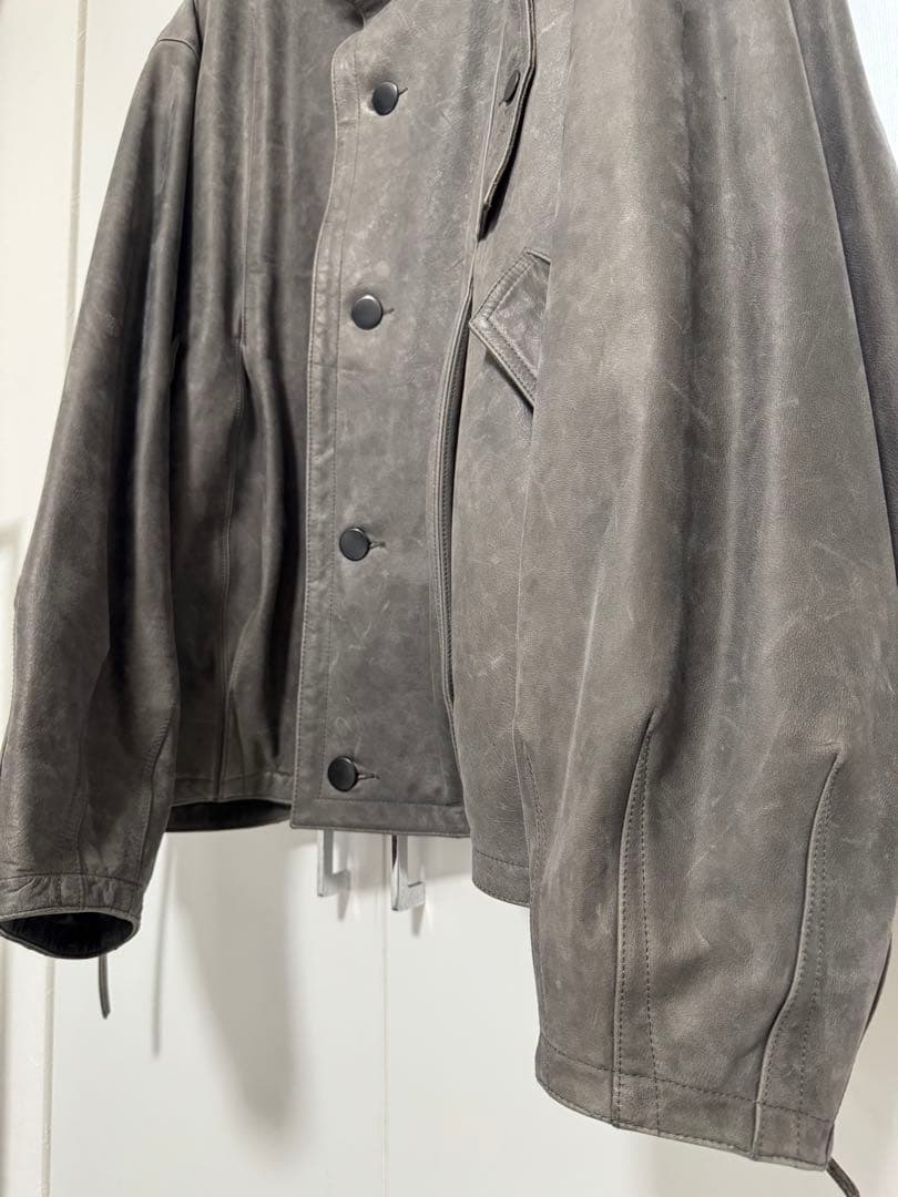 リ*ウ様 ssstein COW NUBUCK LEATHER BLOUSON