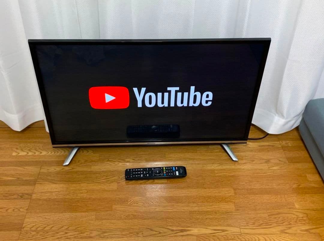 ハイセンス　32型　スマートテレビ youtube等アプリ⭐地上波BSCS
