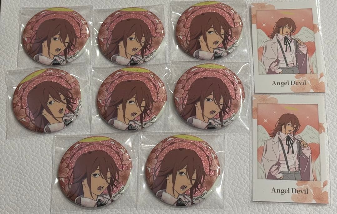 チェンソーマン プリンスホテル グリッター 缶バッジ カード トレカ 天使の悪魔