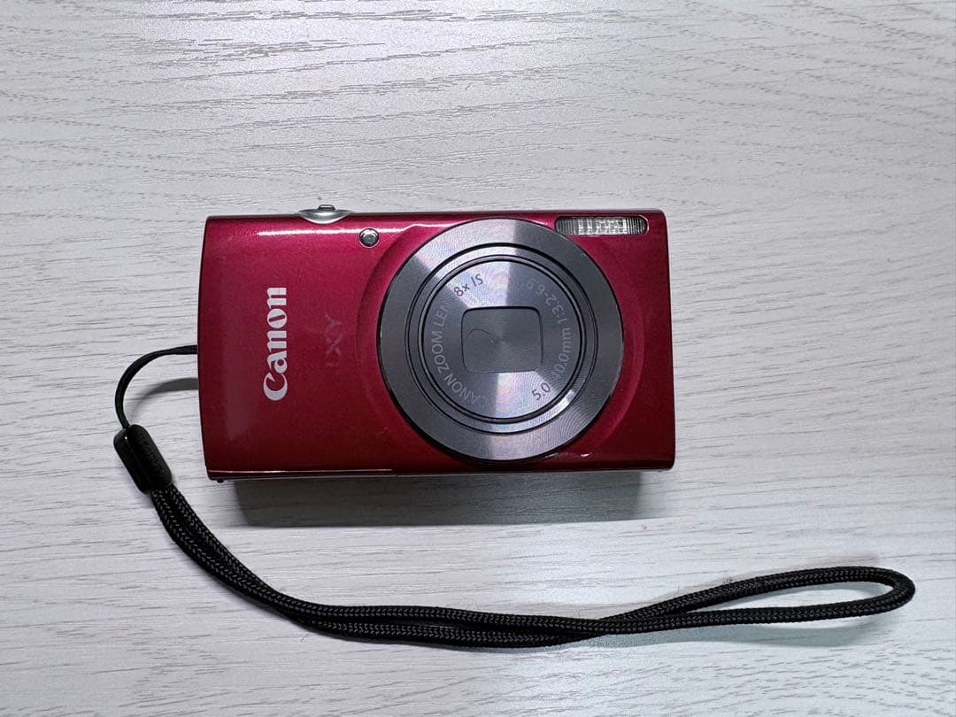 Canon IXY160 コンパクトデジタルカメラ　レッド