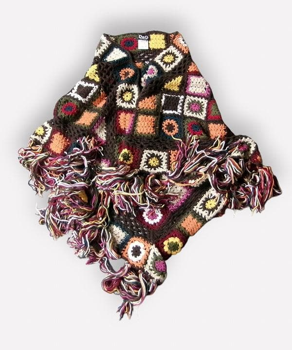 ☆キムタク着用☆ D&G ドルチェアンドガッバーナ ボヘミアンニットポンチョ