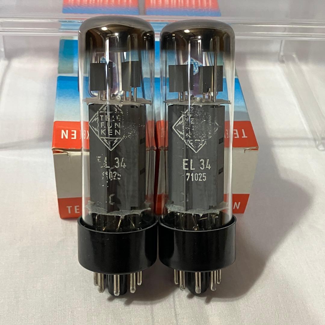 TELEFUNKEN EL34 真空管 テレフンケン 箱付き
