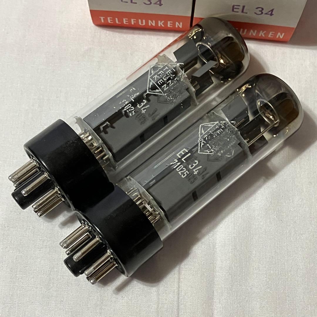TELEFUNKEN EL34 真空管 テレフンケン 箱付き