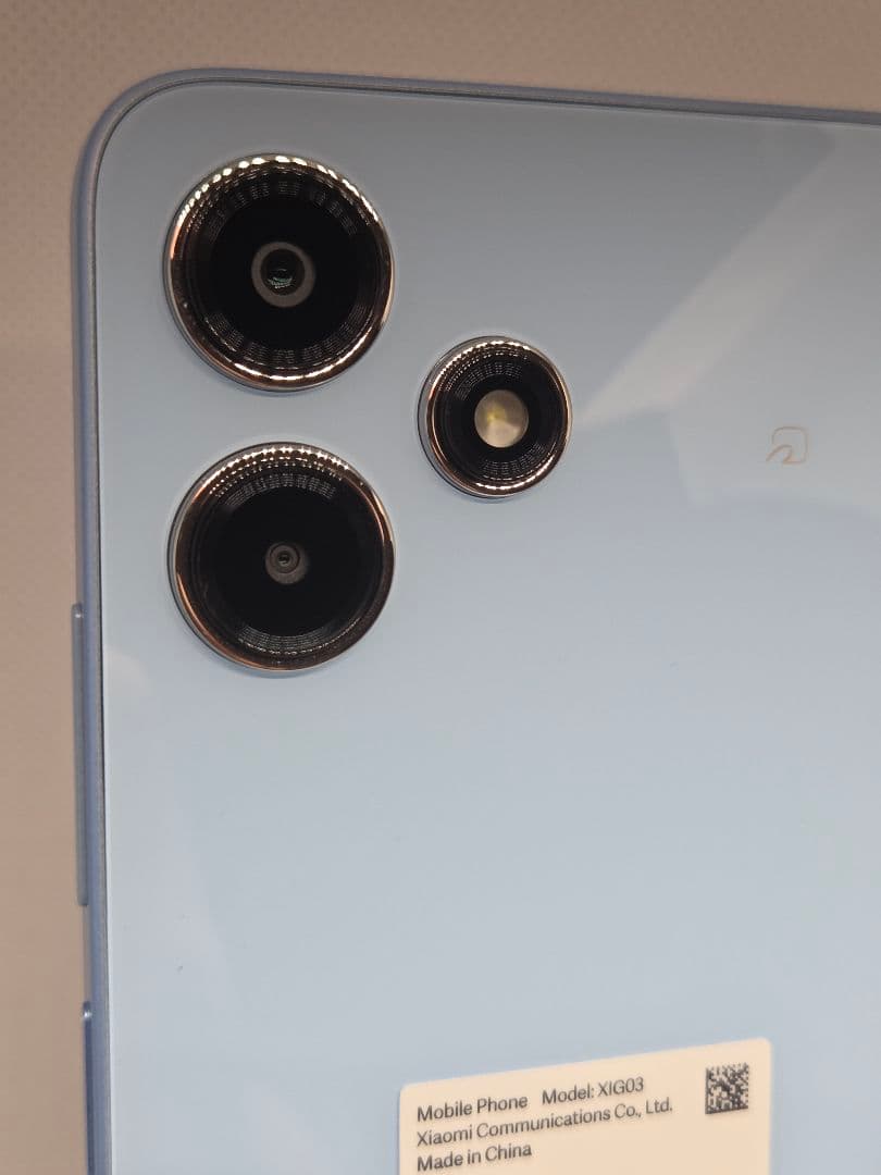 美品 Redmi 12 5G 128GB スカイブルー SIMフリー XIG03