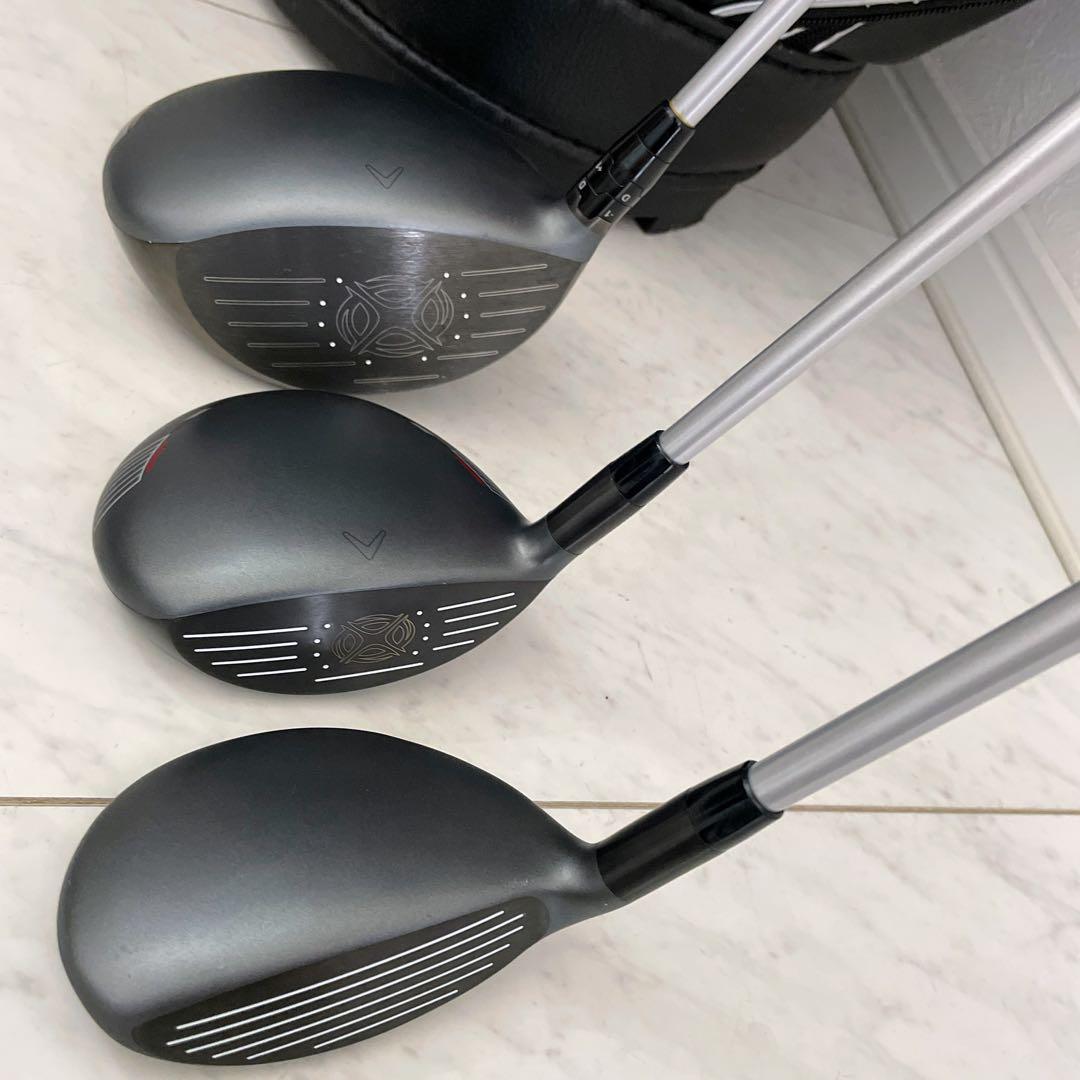 現行最新モデル　美品　メンズ　Callaway XHOT ゴルフクラブセット　S