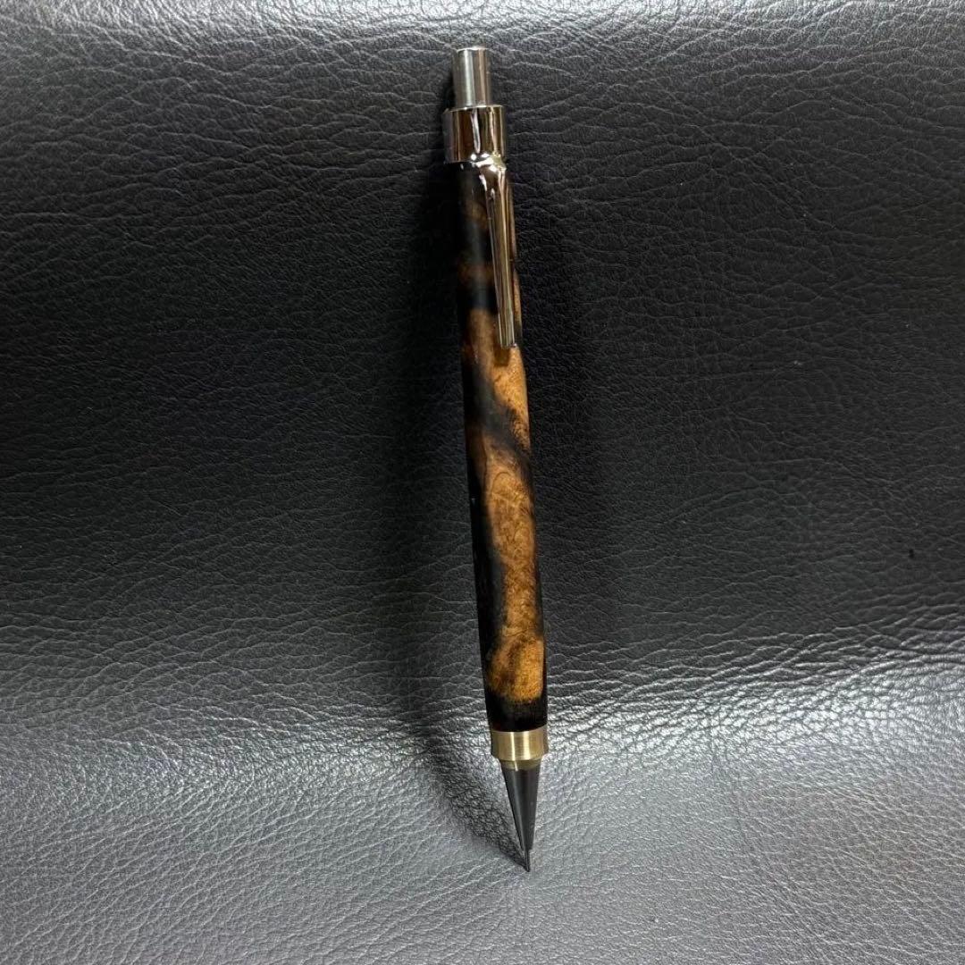 johnrev9　201黒柿透明スタビ　強低重心ダブルRに変更　真鍮