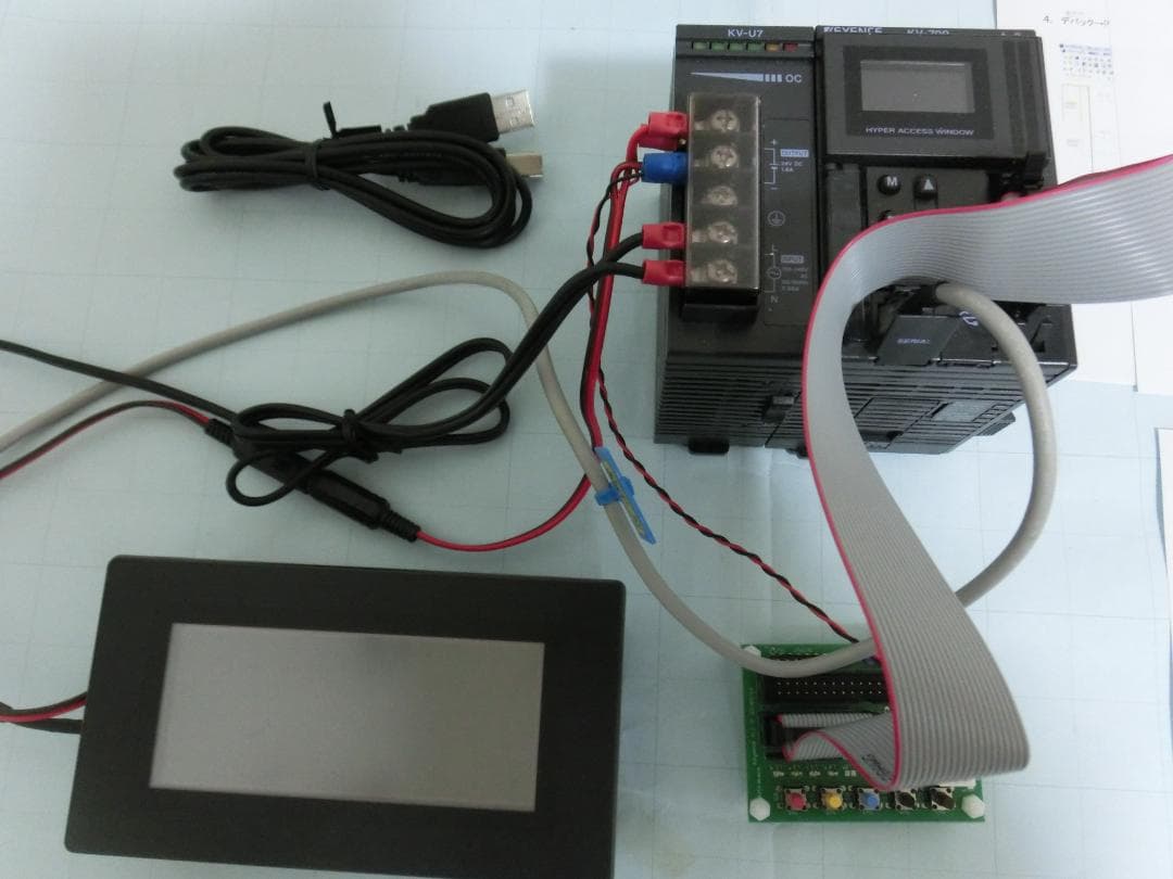 Keyence キーエンスPLC　KV700　タッチパネル　VT3-W4M　学習