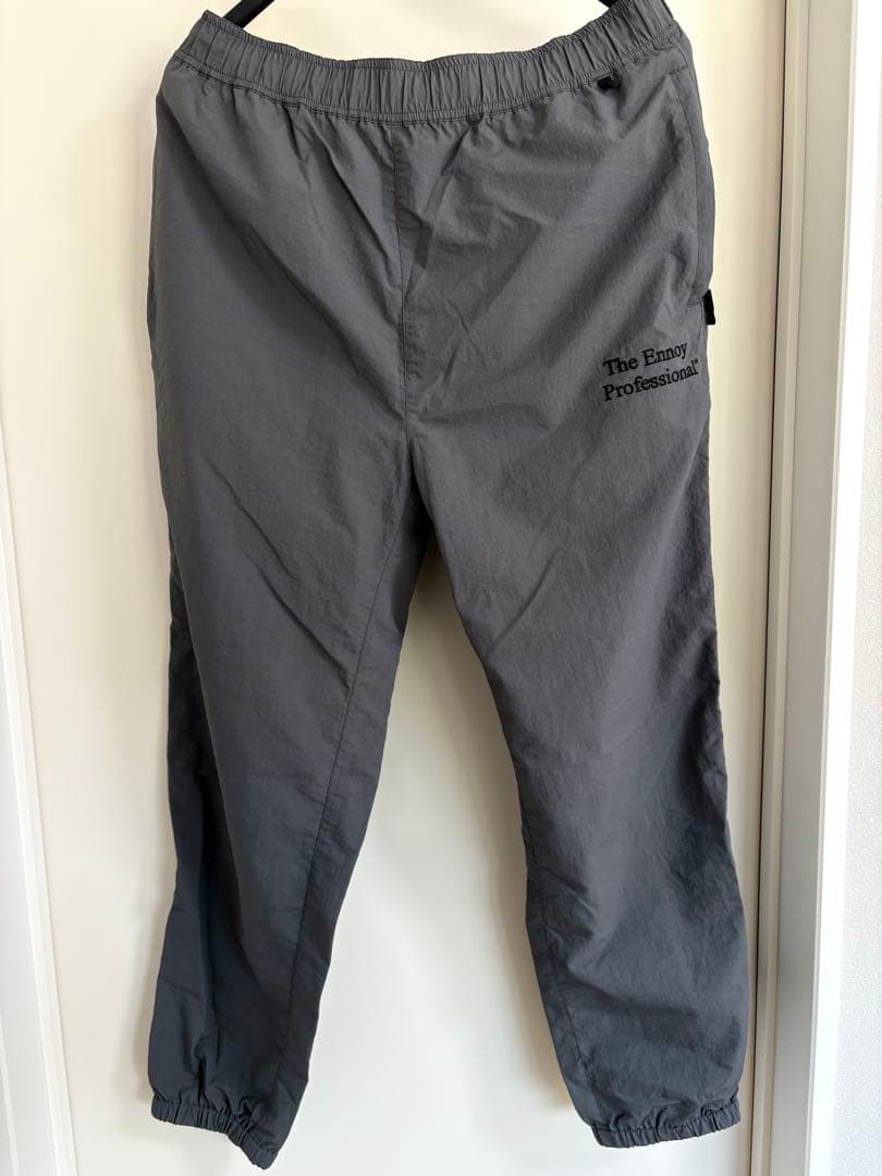 Ennoy エンノイ シャカシャカ ナイロン セットアップ M グレー