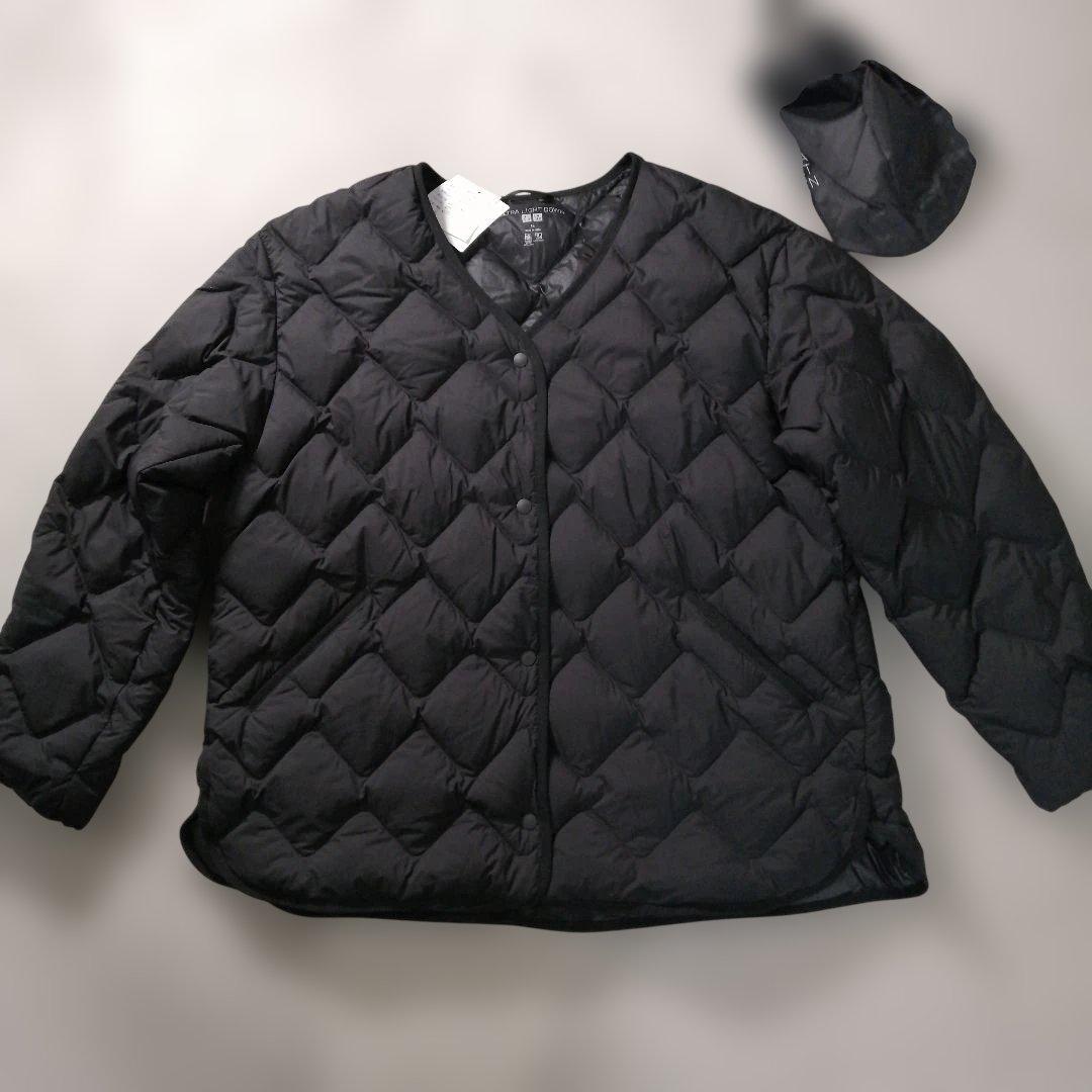 新品未使用ユニクロ　ウルトラライトダウンリラックスジャケット　XLブラック