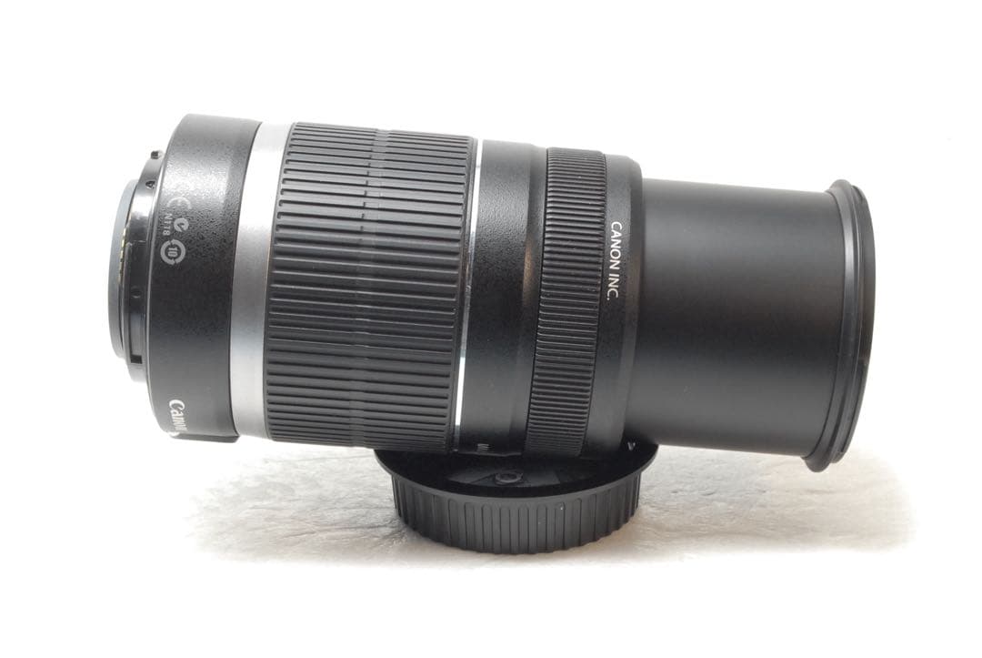 ❤️美品❤️ Canon 55-250mm IS❤️キヤノン❤️フード付き❤️ 望遠レンズ