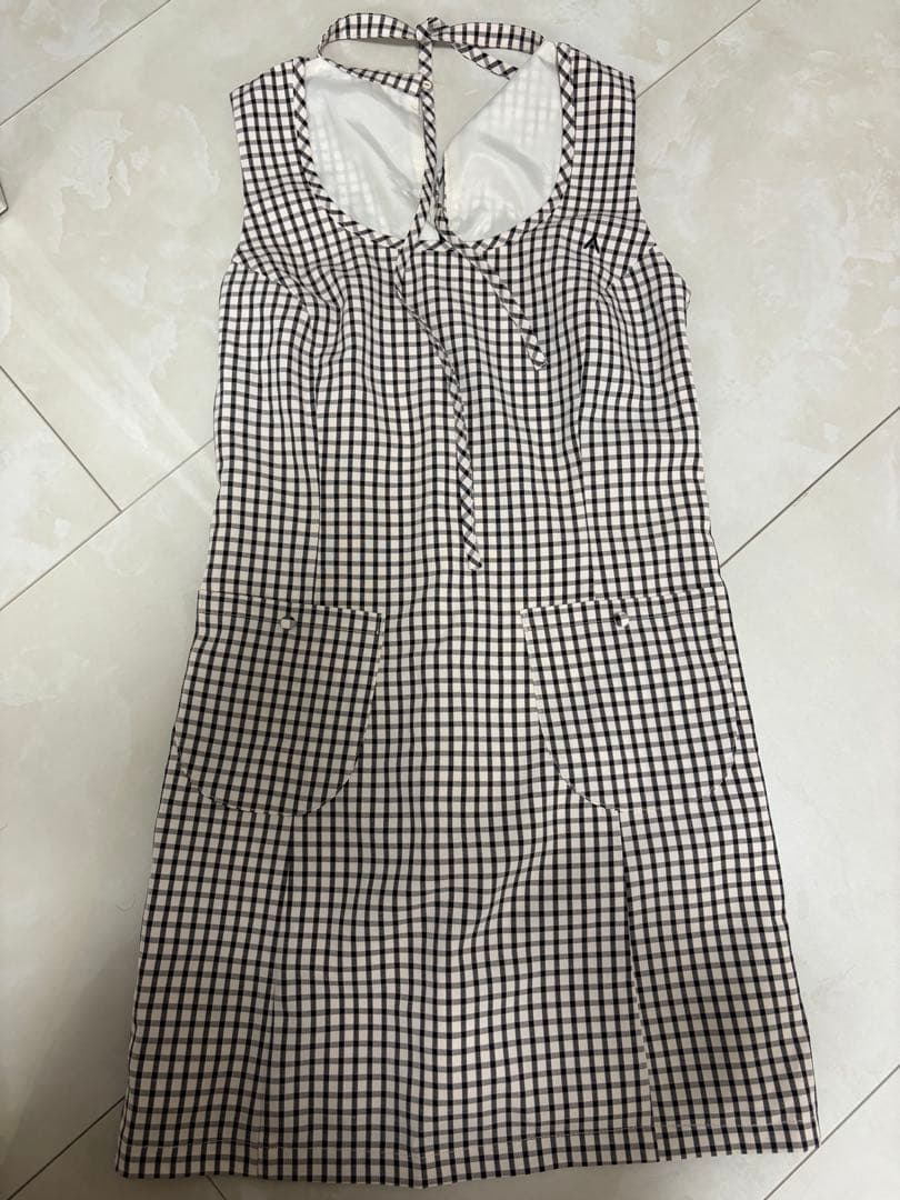 ワンピース Natalie check mini dress