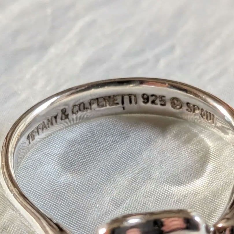 Tiffany & Co. 925シルバービーンリング 11号 新品磨き済