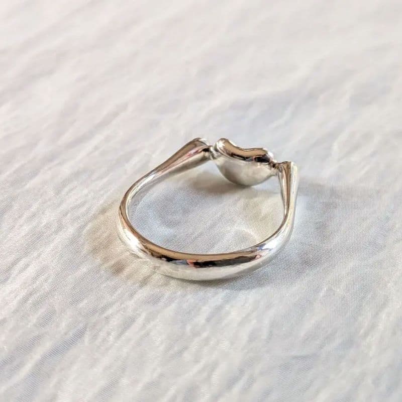 Tiffany & Co. 925シルバービーンリング 11号 新品磨き済