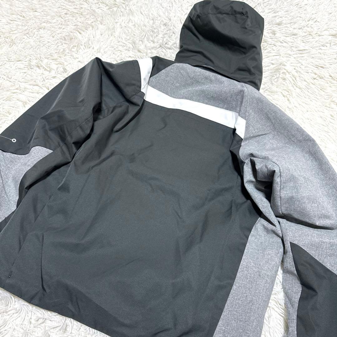 DESCENTEデサントスキーウエア ジュニア 上下 セット　グレー　グローブ付