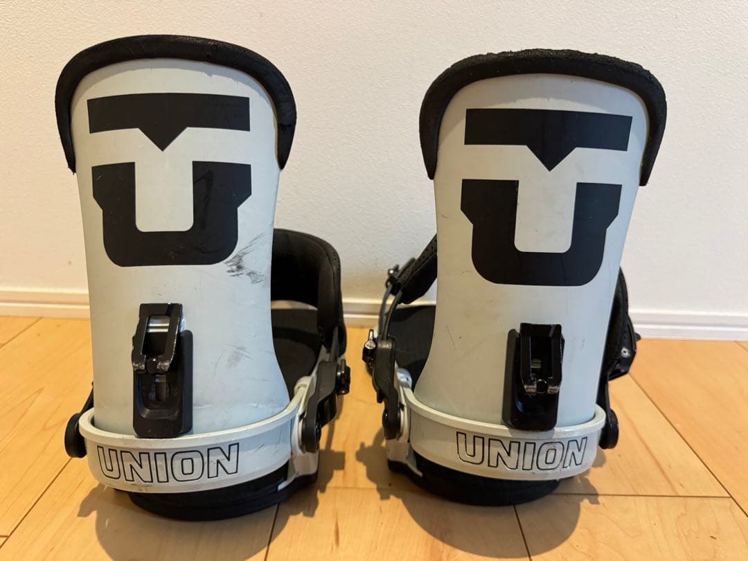 UNION FORCE スノーボードビンディング ホワイト/ブラック