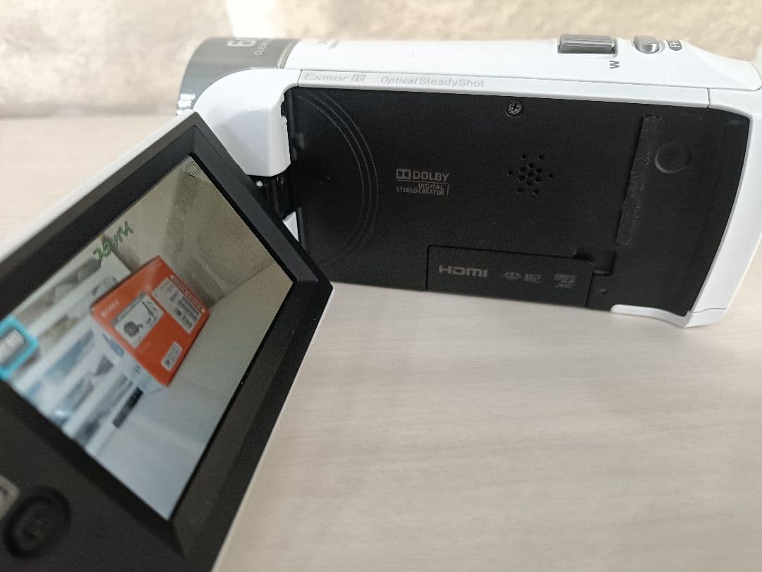 【美品♪】SONY HDR-CX470ビデオカメラ ホワイト