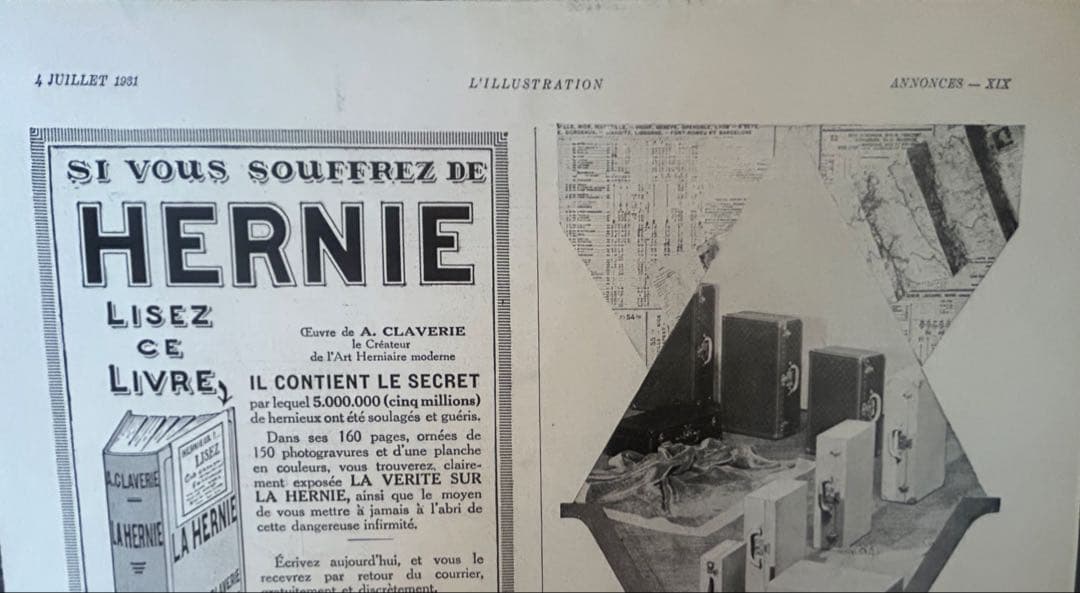 1931年 L'ILLUSTRATION “LOUIS VUITTON”広告