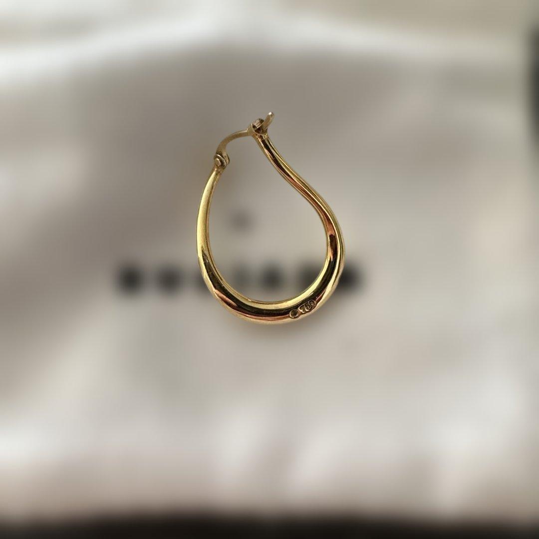 ルジアダ K18 フープピアス（大きいほうのサイズ）片耳用