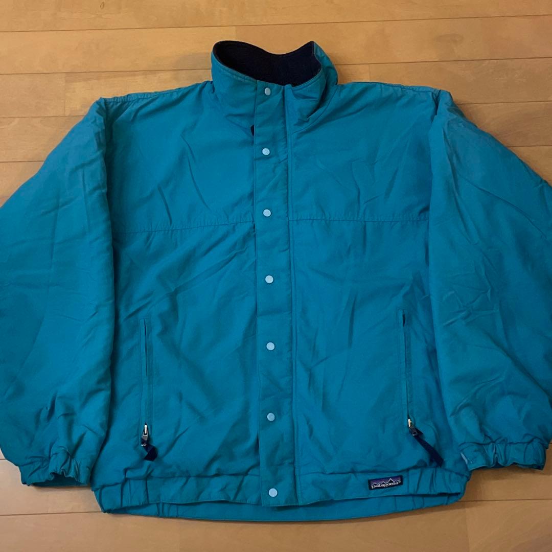 ヤ*ギ様 patagonia ナイロンブルゾン グリーン M 80s