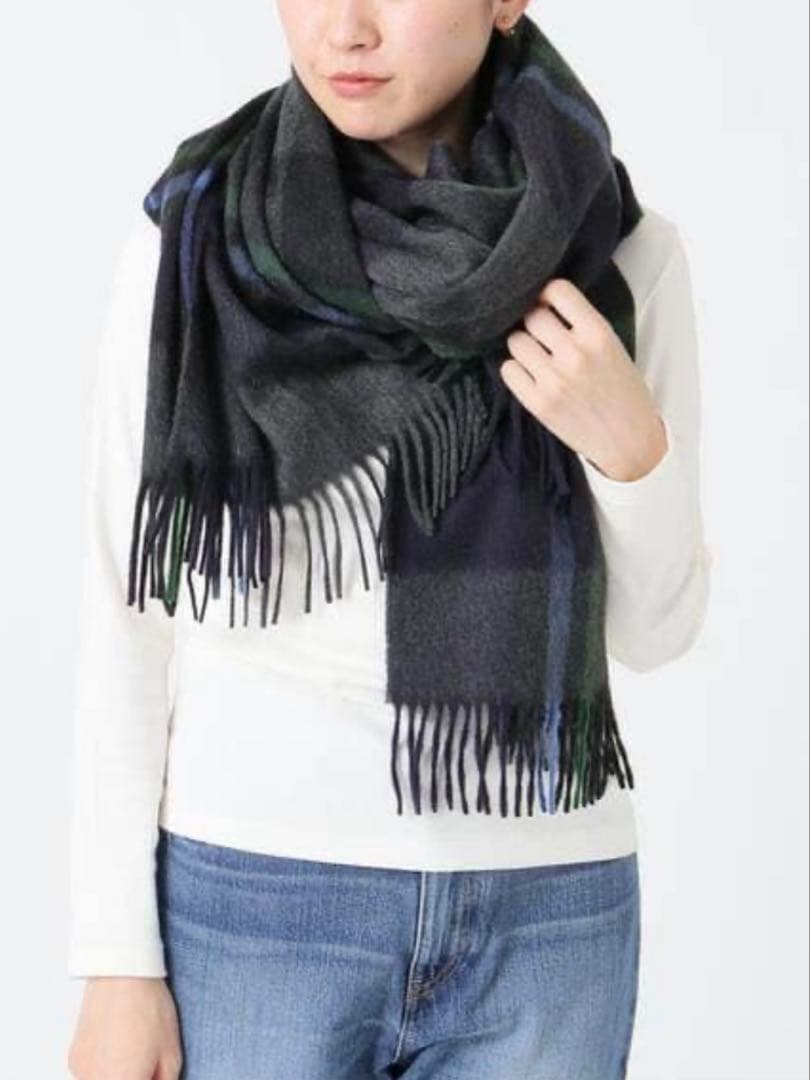 ⭐️試着のみ⭐️ジョシュアエリス♢Joshua Ellis カシミヤ 大判 ストール