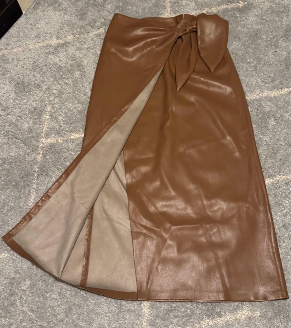 NANUSHKA ラップスカートリボンつき