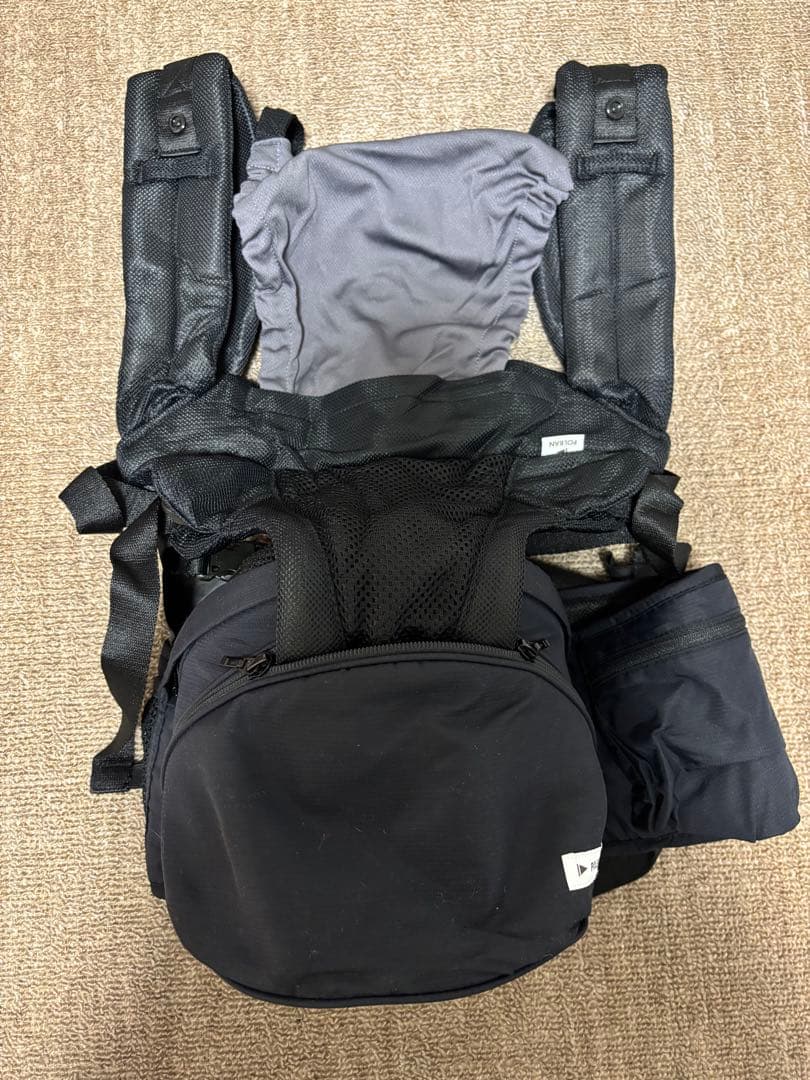 星人先輩  POLBAN ブラック ヒップシート別売りダブルショルダー付き