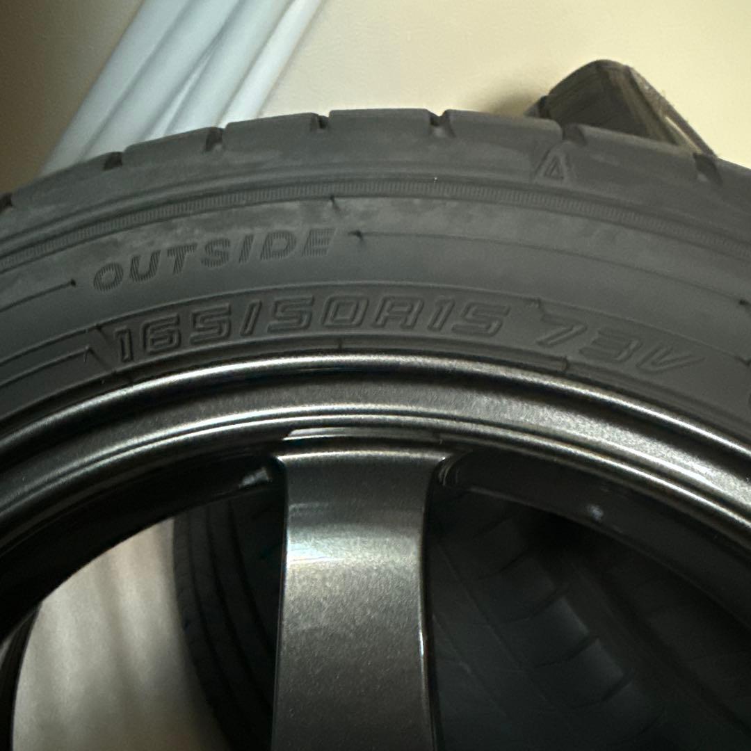 RAYS TE37 SONIC 15インチ タイヤホイール4本セット