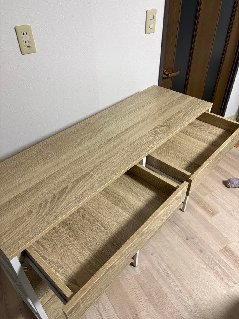 スライド棚付きキッチンカウンター (幅120cm NA)