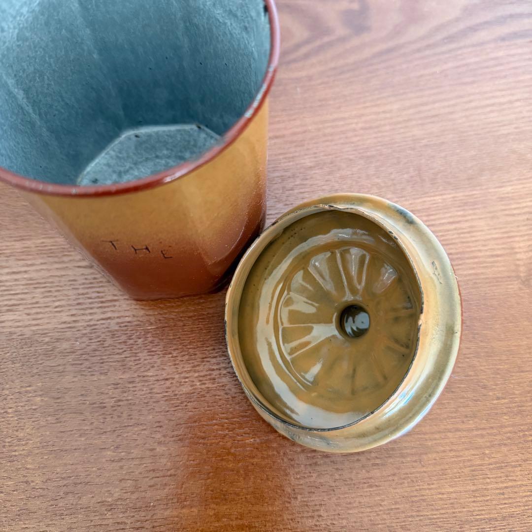 フランスアンティーク　ホーローのキャスター6個セット