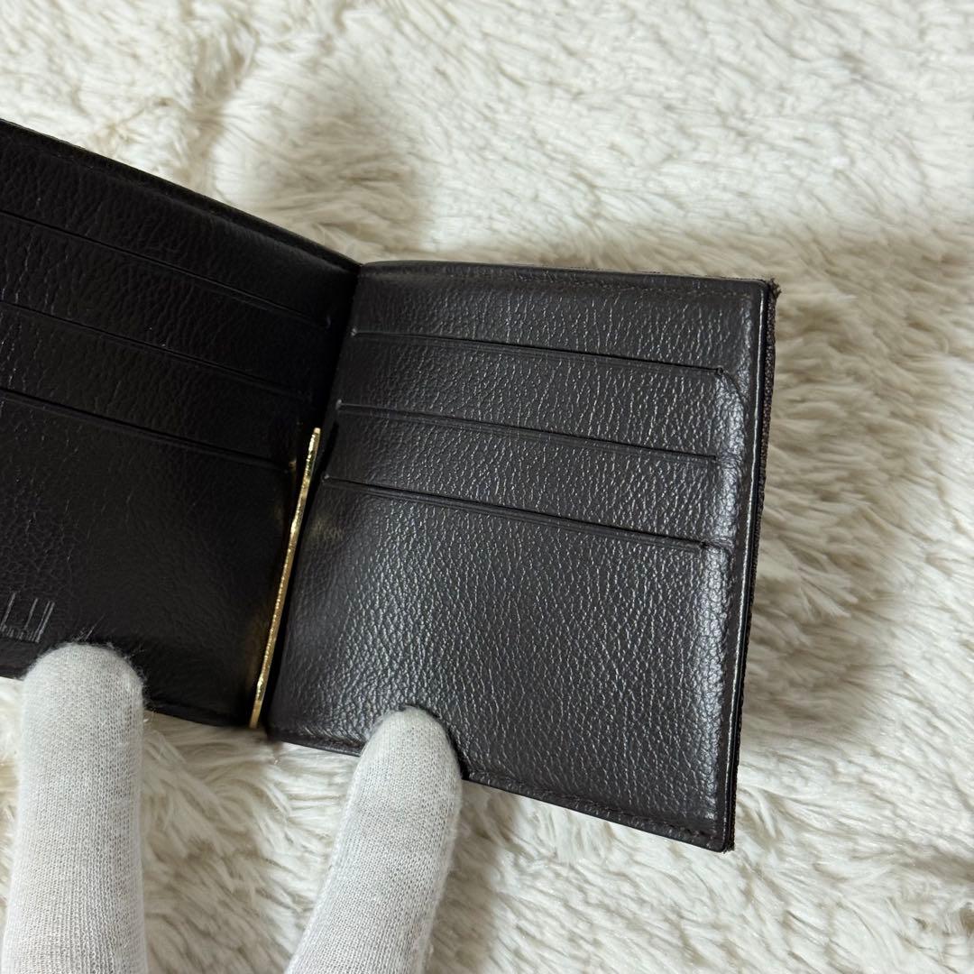 ⭐️新品未使用⭐️　Dunhill　D-EIGHT　マネークリップ　二つ折り