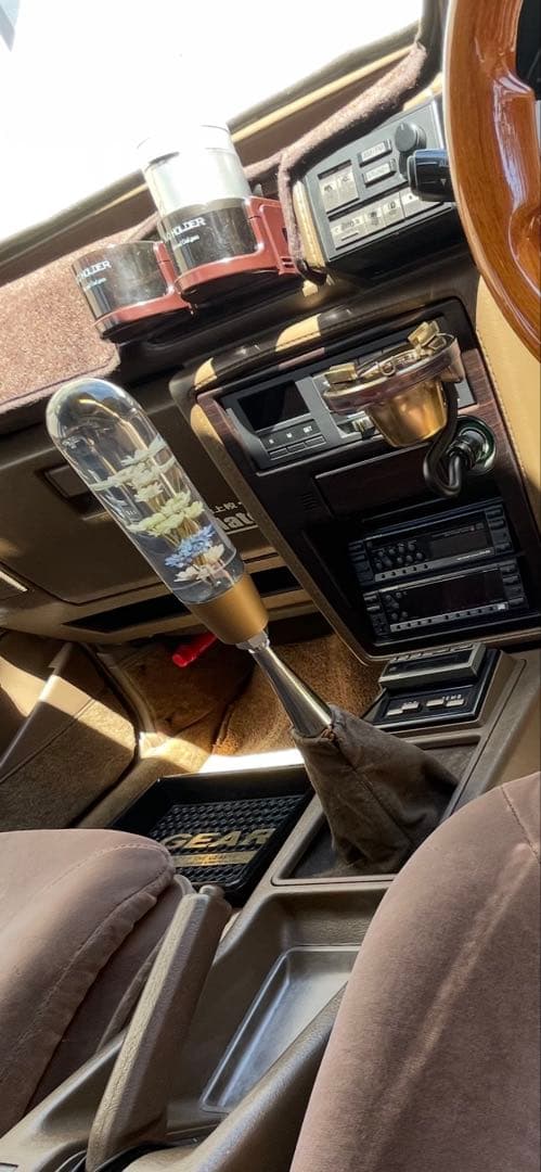 激レア　セイコウ産業　ACホルダー 茶　当時物　AE86 イニシャルＤ　GX71