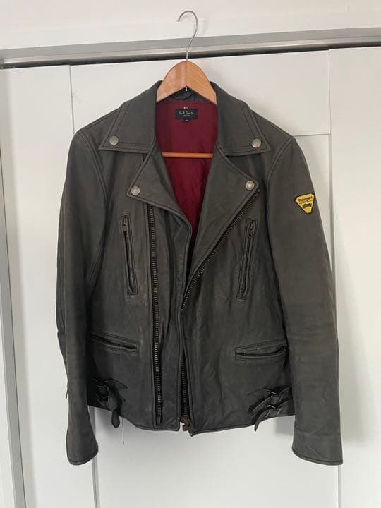 【最終価格】　ポールスミス ×トライアンフ コラボ ライダースジャケット