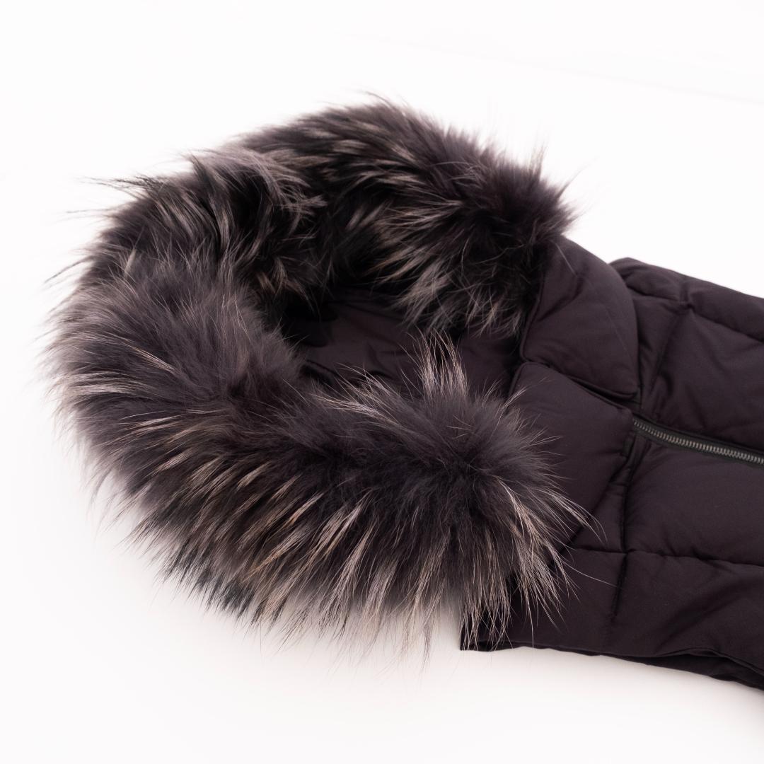 TATRAS タトラス ZALAGA ザラガ ダウンベスト ブラック ファーLL