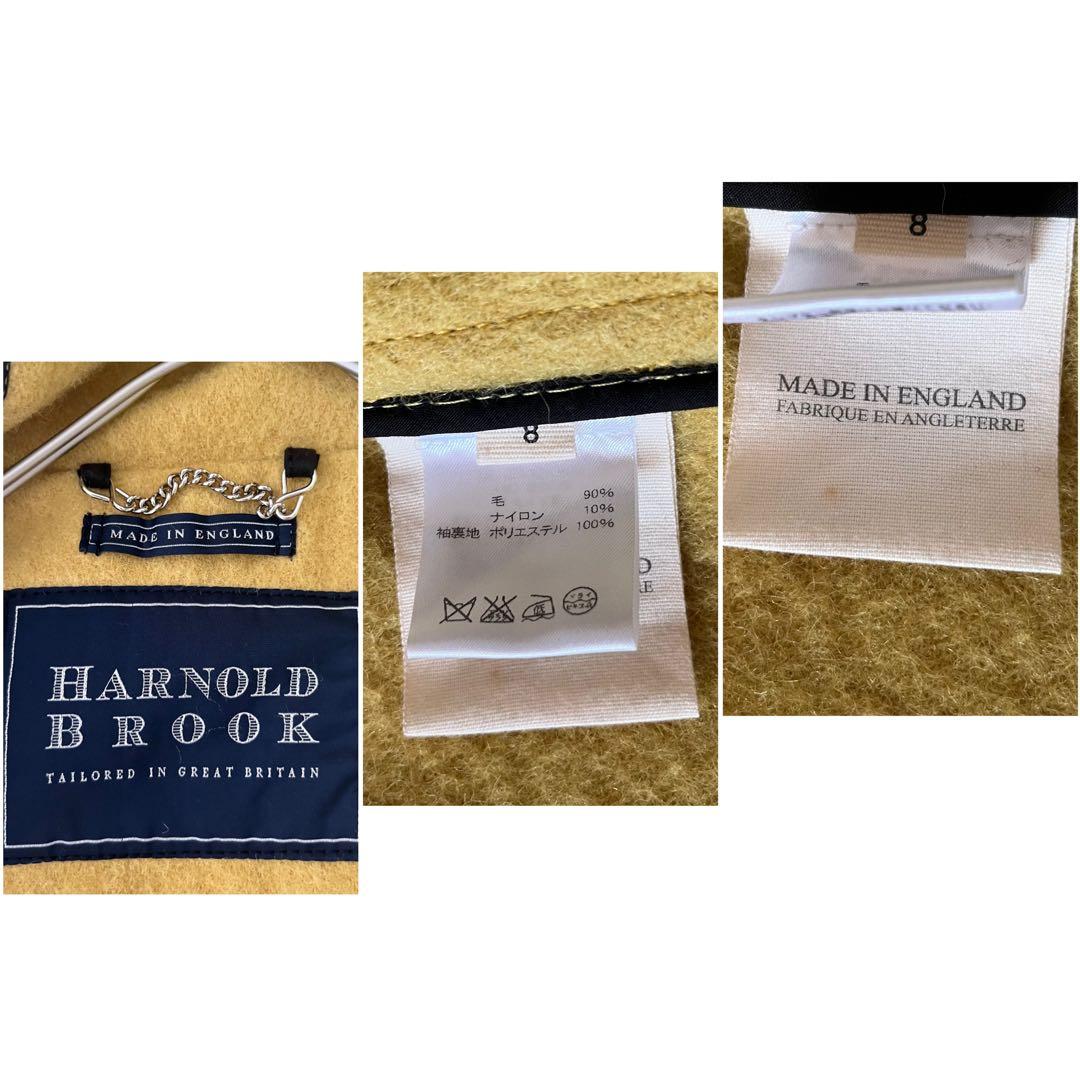 英国製✨HARNOLD BROOKアーノルドブルック ダッフルコート イエロー8