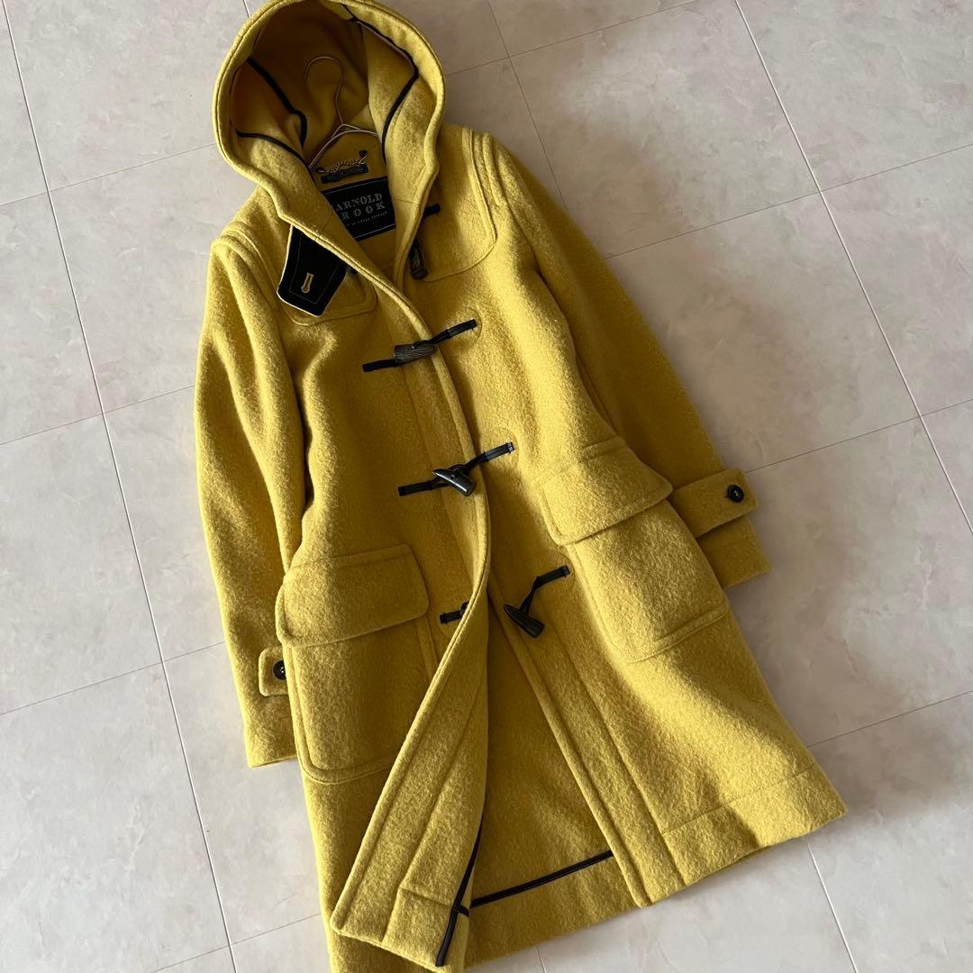 英国製✨HARNOLD BROOKアーノルドブルック ダッフルコート イエロー8