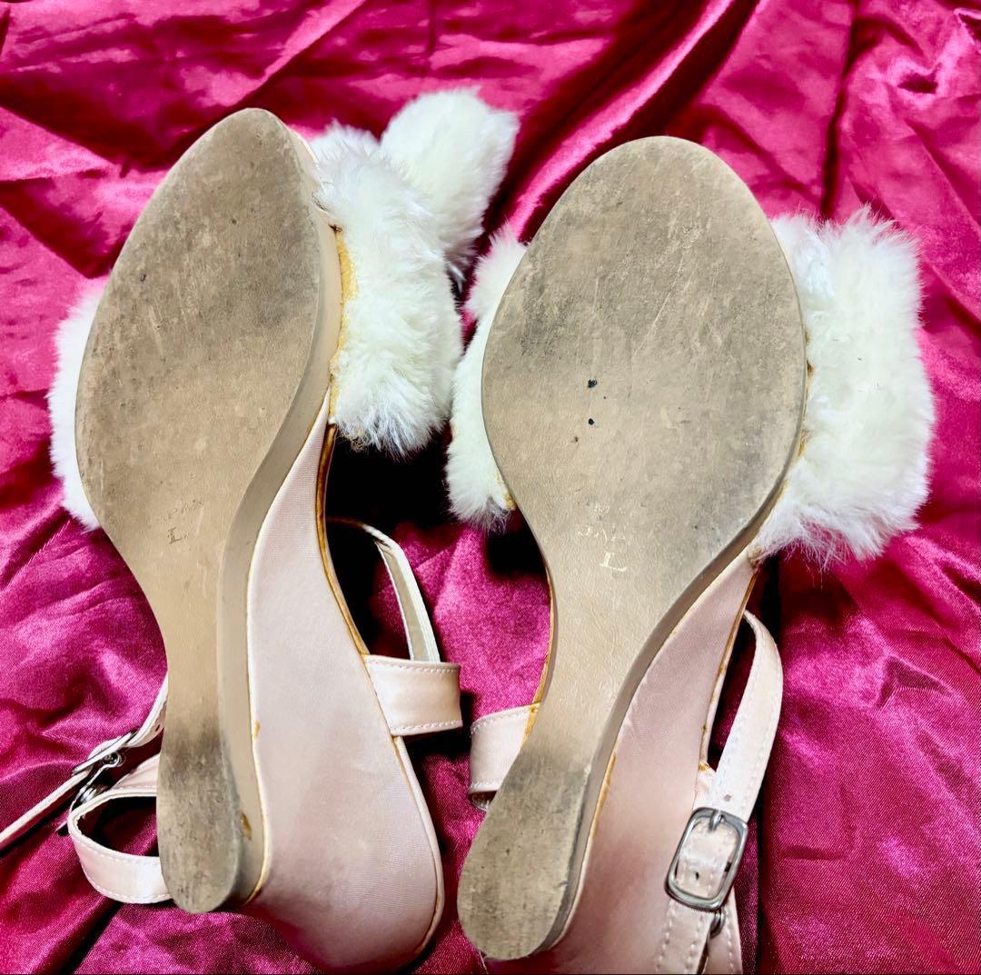 定価　30,800円●送料無料●ローズマリーソワール■うさぎシューズ靴サンダルL