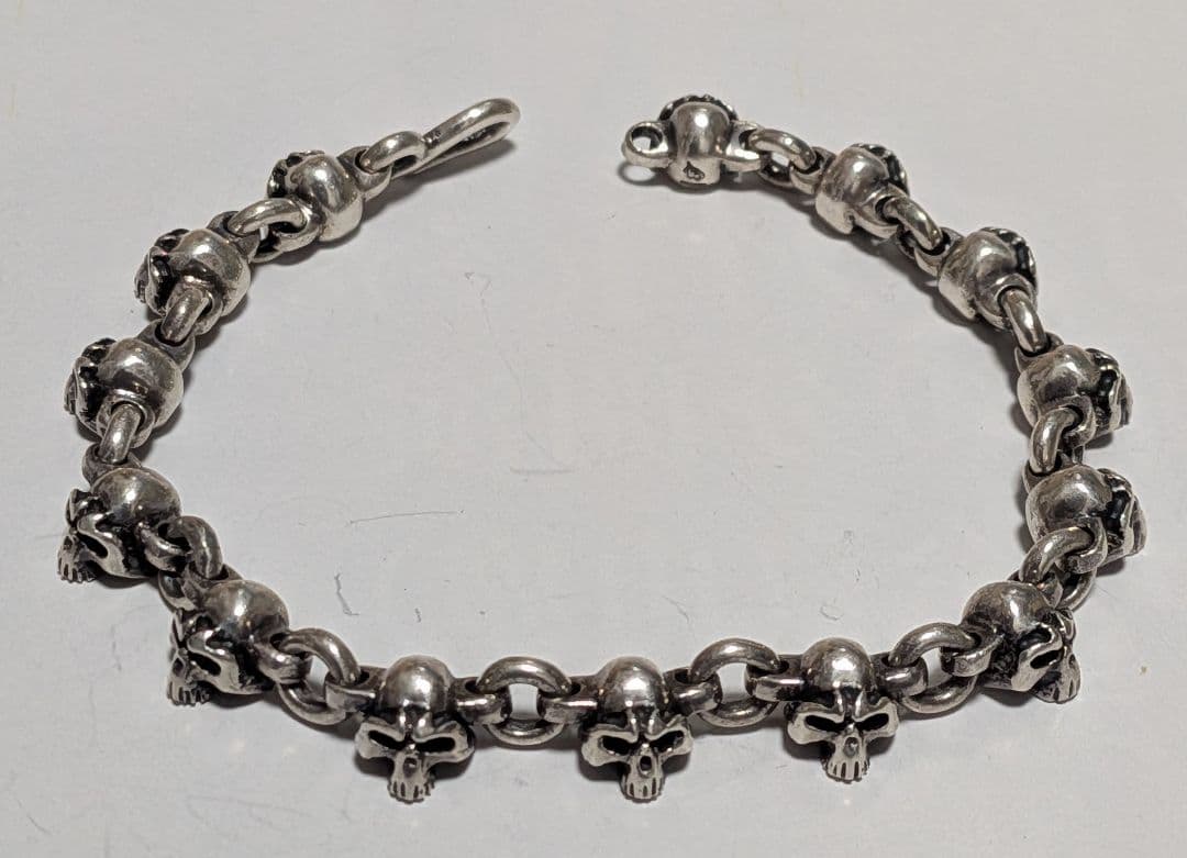 ブレスレット　ThirteenDesigns スカル